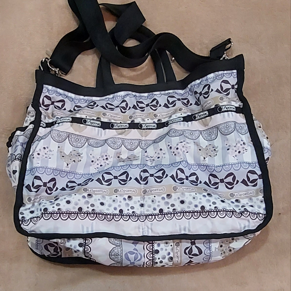 Lesportsac diaper bag unisex baby boy or girl neutral color